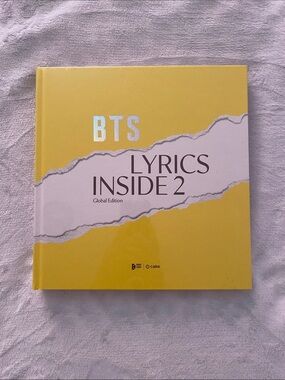 Official BTS Lyrics Inside 2 Book (SEALED)